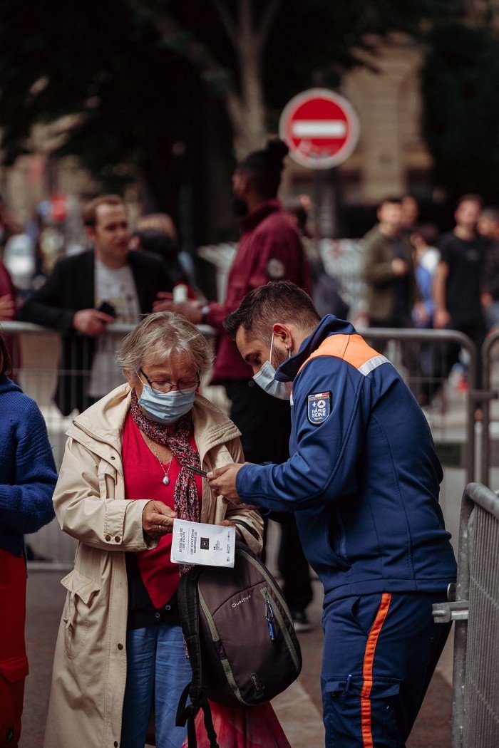 “Your inoculation status is no longer between you and your doctor. Show me your papers” Photo from Unsplash